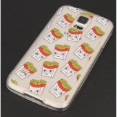 Pokrowiec etui elowe Ruchome Oczka Frytki do SAMSUNG Galaxy S5 Neo