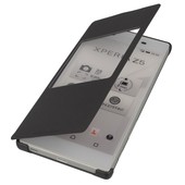 Pokrowiec oryginalne etui flip SCR42 czarne do SONY Xperia Z5