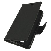etui z kieszonk� etui z klapk� na magnes Fancy Case czarne do Wiko View