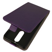 etui z klapk� z klapk� na magnes Slim Flexi fioletowy do Wiko View
