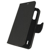 Pokrowiec etui z klapk na magnes Fancy Case czarne do Xiaomi Mi 9 Lite