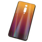 Pokrowiec etui silikonowe Rainbow Case Ombre fioletowe do Xiaomi Mi 9T