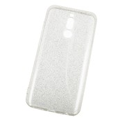 Pokrowiec etui silikonowe Crystal Glitter Case srebrne do Xiaomi Redmi 8