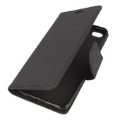 etui z klapk� etui z klapk� na magnes Fancy Case czarne do Xiaomi Mi 5