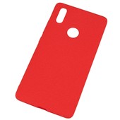 Pokrowiec etui silikonowe Plush Case czerwone do Xiaomi Mi 7