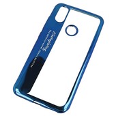 etui prze�roczyste etui silikonowe Electroplating niebieskie do Xiaomi Mi A2