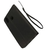 Pokrowiec etui z klapką na magnes Fancy Case czarne Xiaomi Mi Max 3 / 5