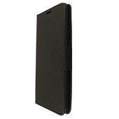 Pokrowiec etui z klapką na magnes Fancy Case czarne Xiaomi Mi Max 3 / 7