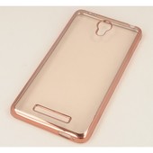 Pokrowiec etui ultra cienkie z ramką miedziany do Xiaomi Redmi Note 2