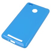 Pokrowiec silikonowe etui BACK CASE niebieskie do Xiaomi Redmi 3s