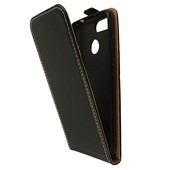 Pokrowiec z klapką na magnes Prestige Slim Flexi czarny Xiaomi Redmi 6A / 4