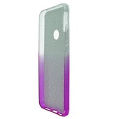 Pokrowiec etui z brokatem Bling Ombre fioletowe Xiaomi Mi A2 Lite / 6