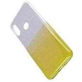 Pokrowiec etui z brokatem Bling Ombre złote Xiaomi Mi A2 Lite / 3