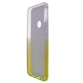 Pokrowiec etui z brokatem Bling Ombre złote Xiaomi Mi A2 Lite / 6