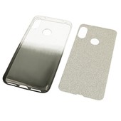 Pokrowiec etui z brokatem Bling Ombre czarne Xiaomi Mi A2 Lite / 2