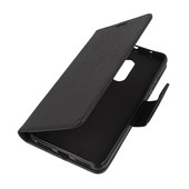 Pokrowiec etui z klapk na magnes Fancy Case czarne do Xiaomi Redmi Note 4X