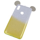 Pokrowiec back case brokatowa Myszka z�oty do Xiaomi Redmi S2