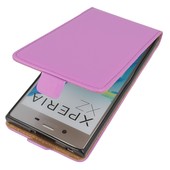 etui z klapk� z klapk� na magnes Prestige Slim Flexi fioletowy do SONY Xperia XZ