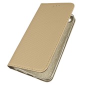 Pokrowiec etui z klapk� Magnet Book z�ote do ASUS Zenfone Max Plus M1