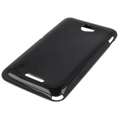 etui na ty� silikonowe etui BACK CASE czarne do SONY Xperia E4