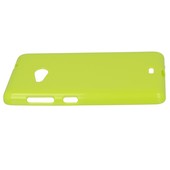 Pokrowiec silikonowe etui BACK CASE zielone Microsoft Lumia 535 / 5