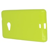 Pokrowiec silikonowe etui BACK CASE zielone Microsoft Lumia 535 / 9