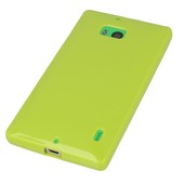 Pokrowiec silikonowe etui BACK CASE zielone do NOKIA Lumia 930