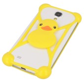Pokrowiec etui bumper 3D Kaczuszka żółta myPhone Cube