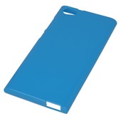 Pokrowiec oryginalne CUBE LTE silikonowe etui BACK CASE niebieskie do myPhone Cube LTE