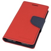 Pokrowiec etui Fancy Diary Mercury czerwono-granatowe do NOKIA Lumia 530