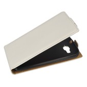 Pokrowiec z klapką na magnes Prestige Slim Flexi biały ALCATEL One Touch Pop C2 / 2