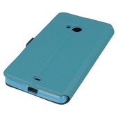 Pokrowiec etui Flexi Book niebieskie Microsoft Lumia 435 Dual SIM / 2