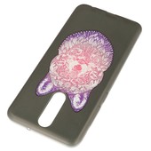 Pokrowiec etui silikonowe wzór Wilk HUAWEI P Smart / 2