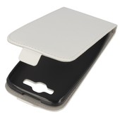 etui z klapk� z klapk� na magnes Prestige Slim Flexi bia�y do HUAWEI Ascend Y540