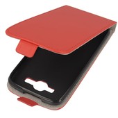 etui z klapk� z klapk� na magnes Prestige Slim Flexi czerwony do HUAWEI Ascend Y540