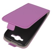 etui z klapk� z klapk� na magnes Prestige Slim Flexi fioletowy do HUAWEI Ascend Y540