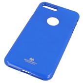 Pokrowiec etui silikonowe Mercury JELLY CASE niebieskie do APPLE iPhone 8 Plus