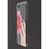 Pokrowiec etui żelowe Diamenciki Kwiat różowy APPLE iPhone 7 / 6