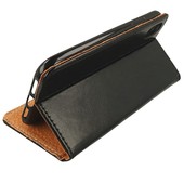 Pokrowiec etui skórzane Flexi Book Special czarne APPLE iPhone XR / 4