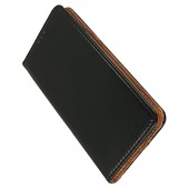 Pokrowiec etui skórzane Flexi Book Special czarne APPLE iPhone XR / 5
