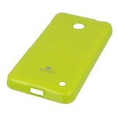 Pokrowiec etui silikonowe Mercury JELLY CASE limonkowy do NOKIA Lumia 635