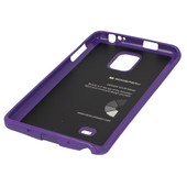 Pokrowiec etui silikonowe Mercury JELLY CASE fioletowy SAMSUNG Galaxy Note 4 Edge / 3