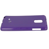 Pokrowiec etui silikonowe Mercury JELLY CASE fioletowy SAMSUNG Galaxy Note 4 Edge / 5