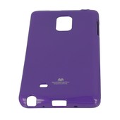 Pokrowiec etui silikonowe Mercury JELLY CASE fioletowy SAMSUNG Galaxy Note 4 Edge / 8
