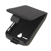 Pokrowiec z klapką na magnes Prestige Slim Flexi czarny do ALCATEL One Touch Pixi 3 3.5 cala