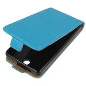 Pokrowiec z klapk� na magnes Prestige Slim Flexi  niebieski do Microsoft Lumia 430 Dual SIM