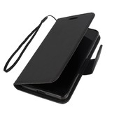 Pokrowiec etui z klapk na magnes Fancy Case czarne do Microsoft Lumia 640 Dual SIM