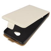 Pokrowiec z klapk� na magnes Prestige Slim Flexi  bia�y do Microsoft Lumia 640 Dual SIM