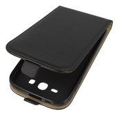 etui z klapk� z klapk� na magnes Prestige Slim Flexi czarny do SAMSUNG Galaxy Grand Neo Plus
