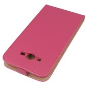 Pokrowiec z klapką na magnes Prestige Slim Flexi różowy SAMSUNG Galaxy A8 / 4